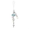 Handmade Butterfly Matching Phone Charm Pink And White Keychain Y2K Star Cute Bowknot Bead Handmade Sweet Girl Keychain Love