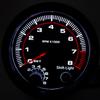 3.75in Black Racing Car Tachometer 0‑8000 RPM 12V Universal Automobile Gauge Meter