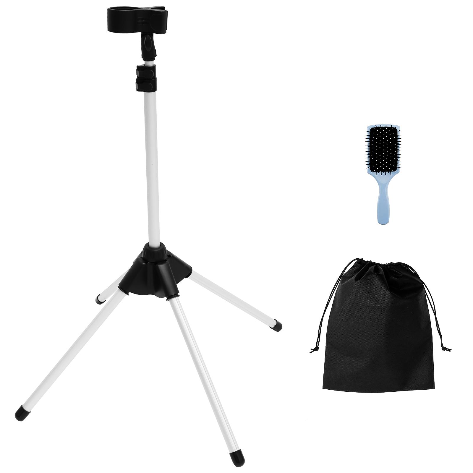 

Напольная стойка для фена, регулируемая на 180 градусов, держатель для фена, ленивая фиксированная микрофонная стойка для дома или ежедневного использования чёрный