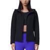 Saucony Breathable Windproof Warm Hooded Comfortable Long Sleeve Jacket Women jackets Black SA1259KJ01L-BK001