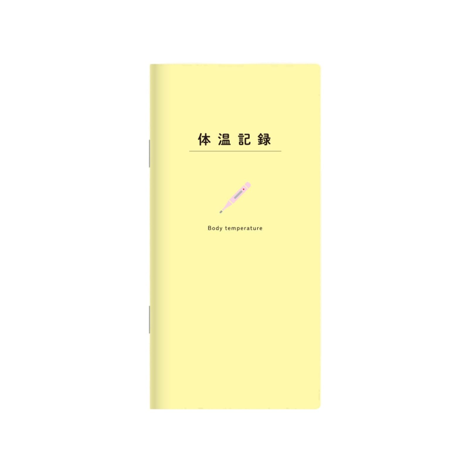 Daigo Желтая записная книжка для записи температуры тела A1371 Memo, [Набор 5]