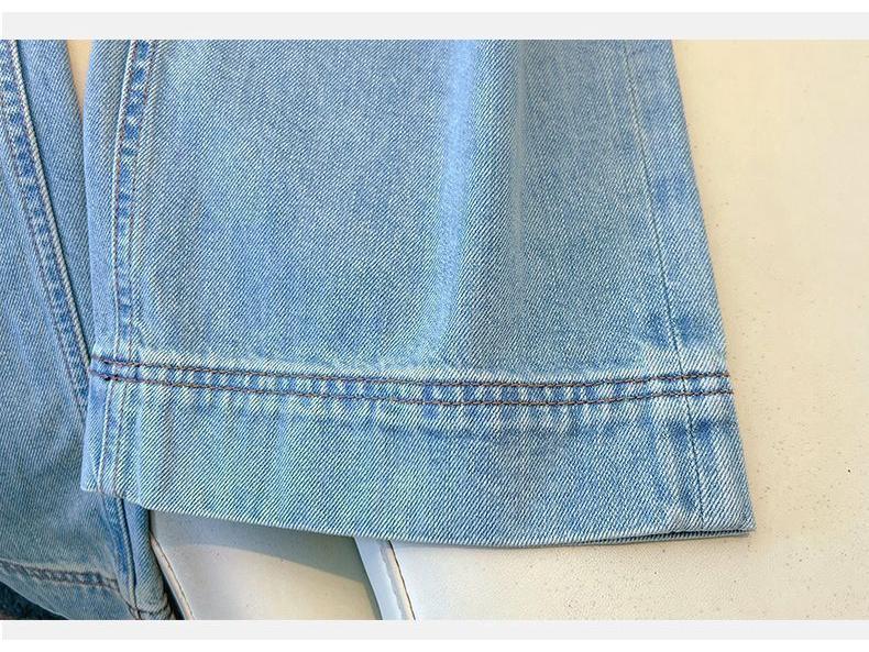 Women's Light Blue High-Waisted Wide-Leg Denim Jeans - Summer 2026 Collection
