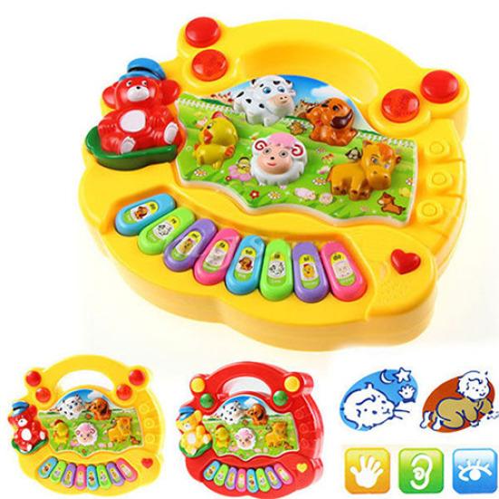 Baby Kids Musical Educational Animal Farm Piano Developmental Music Toy Gift