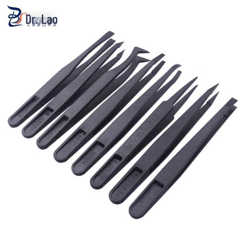 LABORS LBS856 Anti-static Carbon Fiber Tweezers Anti-static Plastic Tweezers