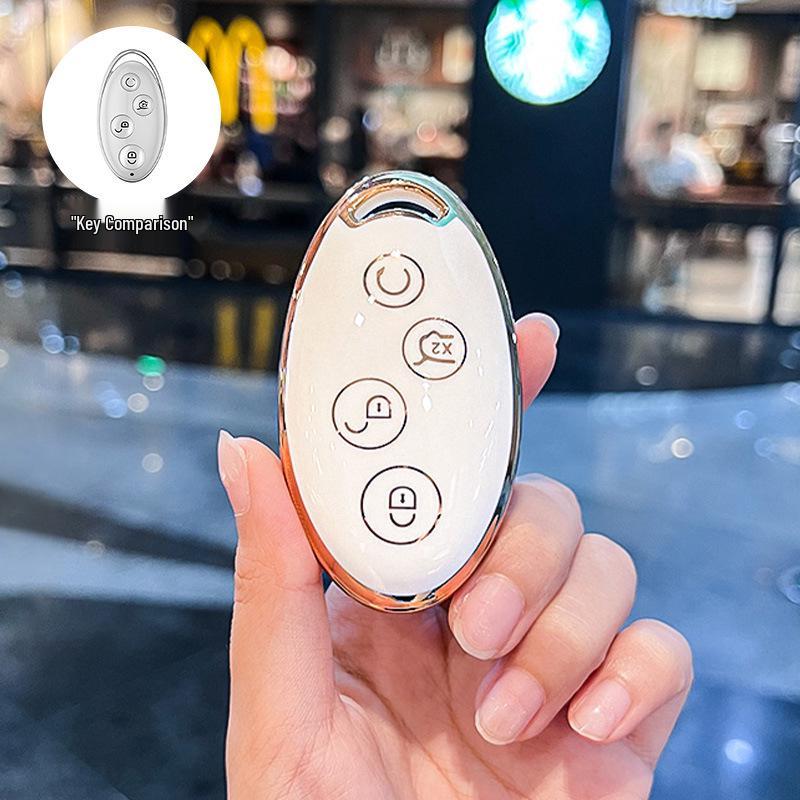 Compatible Key Case for BYD Models: Dolphin, Han, Qin Plus DMi, Song Pro, Yuan, Tang, Seagull EV, Destroyer 05, Seal 06