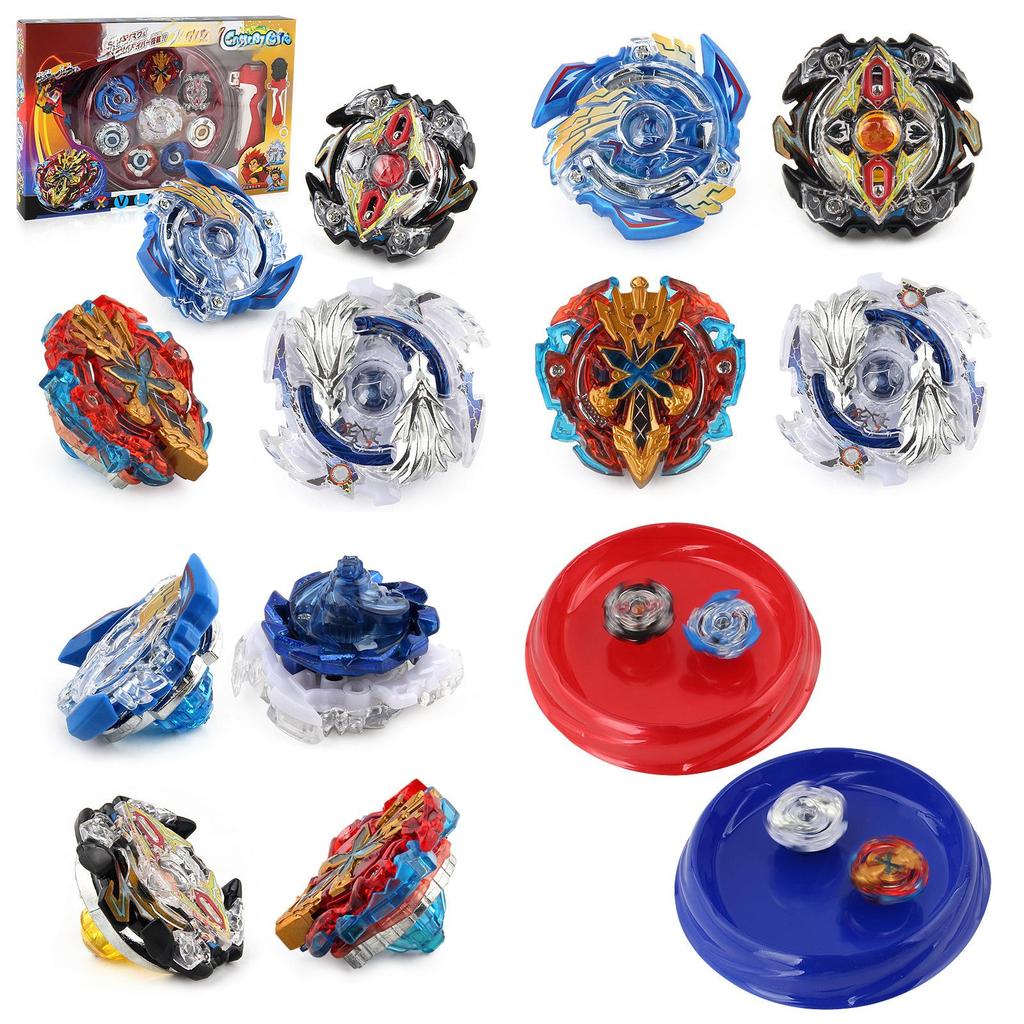 Xd168-1 Premium Battle Top Spinning Tops Set With Durable Alloy Handle And Launcher