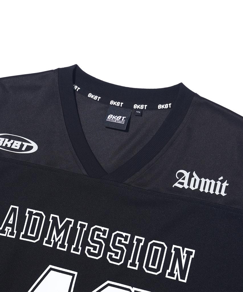 BUNKERBUSTER Mesh Rugby Jersey V-Neck Short Sleeve Tee Mq2Tu259_Black