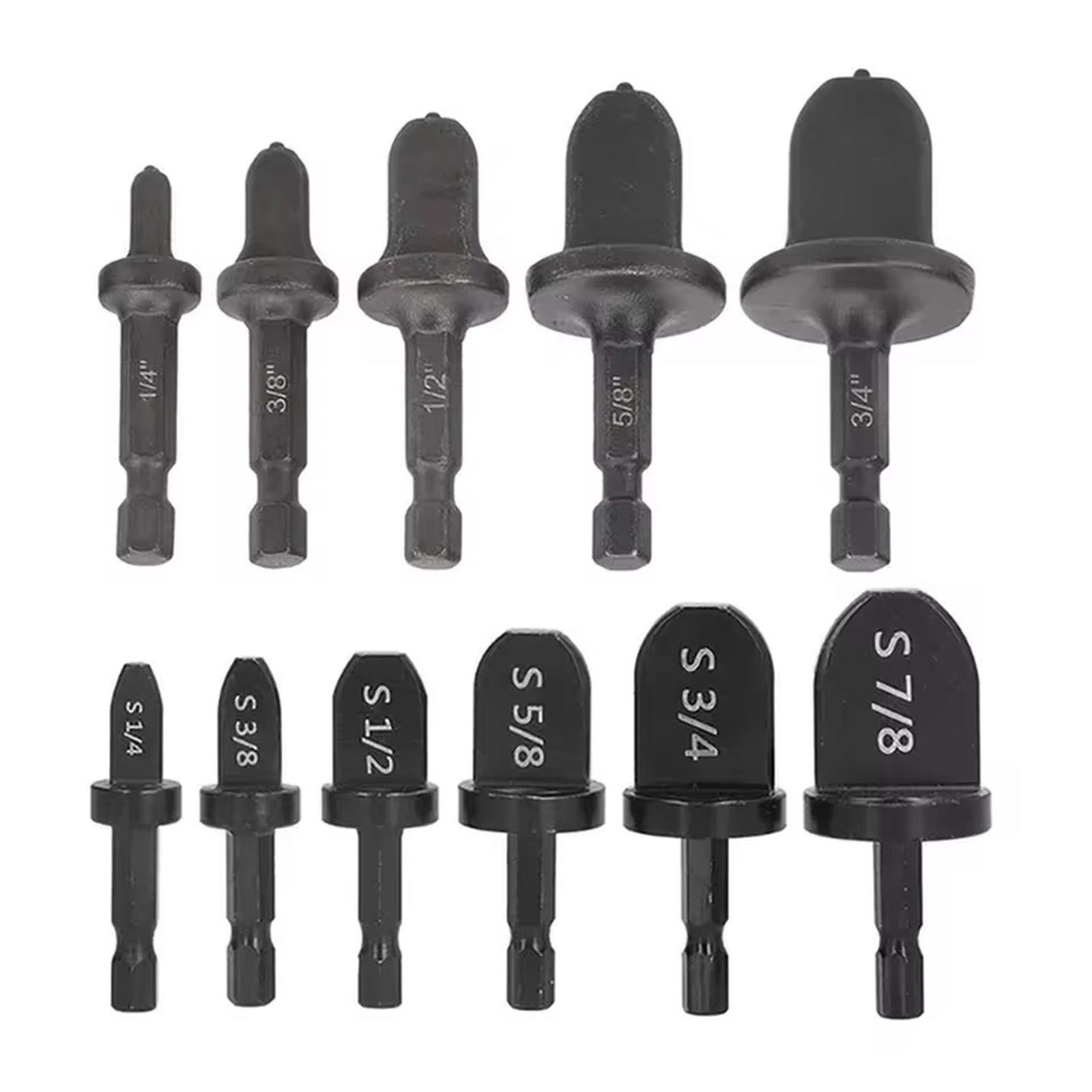 

5/6/11PCS Tube Pipe Expander Copper Tube Hex Shank Pipe Expander for Conditione Pipe Takeover Tool One Size