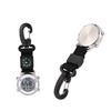Orologio da tasca Multifunzione Movimento al quarzo Resistente all'acqua Display digitale Bussola accurata Quadrante rotondo Sport Escursionismo Moschettone Orologio da tasca