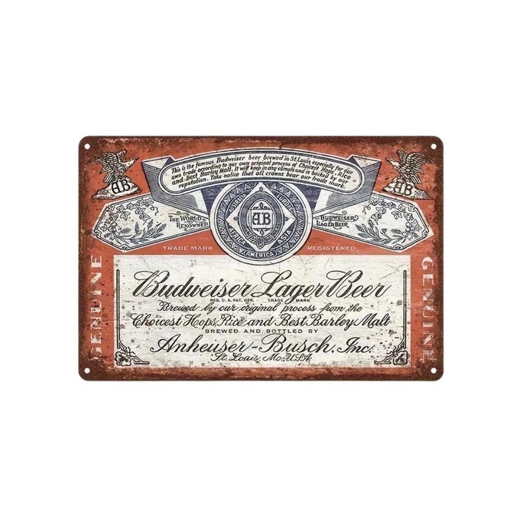 Wall Plaque Decor Bar Beer Wine Metal Poster Plate Vintage Tin Sign Decoration Man Cave Garage Iron Plate Painting Shabby Sig