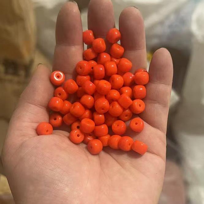 Multi-Color 6x8mm Glass Barrel Beads for Jewelry Making