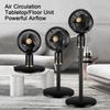 3 Speed Quiet Tower Fan Adjustable Air Circulation Standing Fan For Bedroom Home Office Living Room, Compact Desktop Cooling Fan