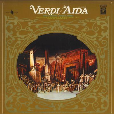 LP Record ZUBIN MEHTA - Verdi: Opera "Aida" - Highlights AA8499PROMO EMI ANGEL Japan Classical Used