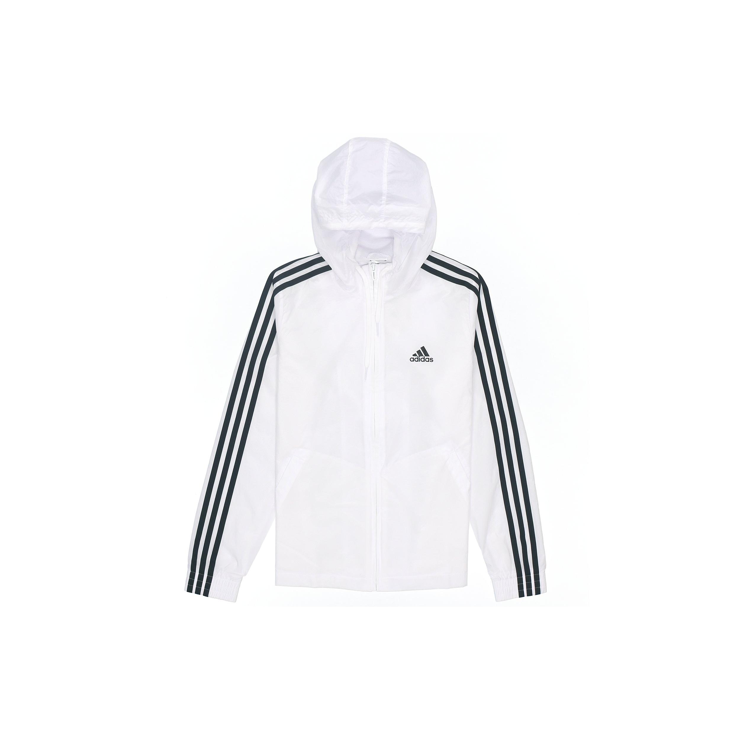 

New Adidas ESSENTIALS Jacket Women s White H10243 L