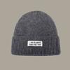 Hot Selling Blank Designer Handmade Embroidery Print Woben Label Patch Custom Knitted Beanie Hat