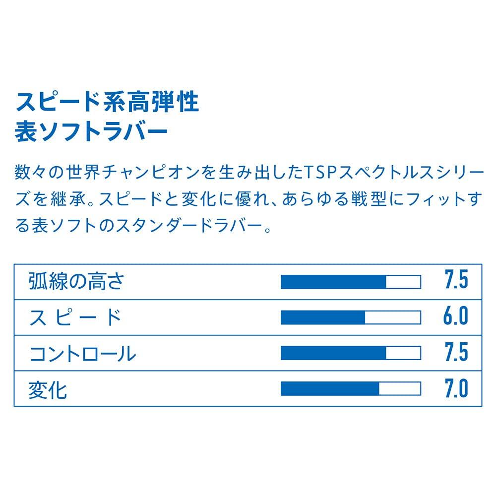 VICTAS Tischtennisbelag Tisch Soft Spectrum S1 SPECTOL S1 Schwarz 210010 (0020) 2.0
