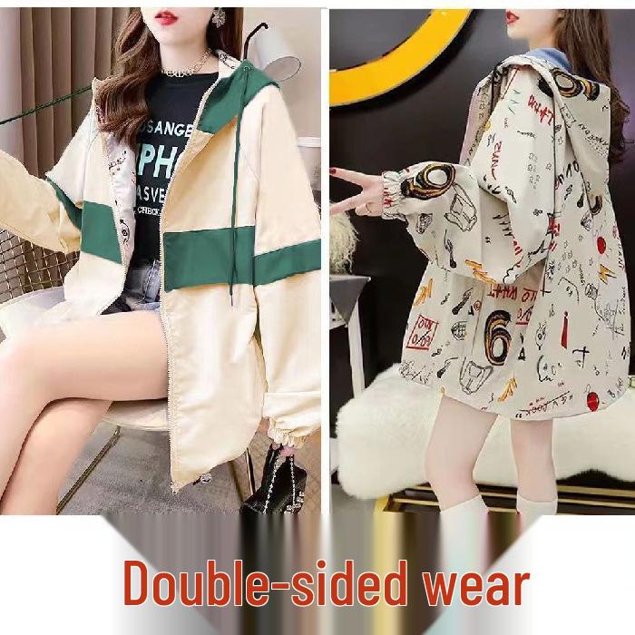 Reversible Women s New Loose Casual Spring Jacket – View Before Ordering L