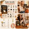 Halloween Advent Calendar Countdown with Pendant Ornaments, 2D Flat Box Design for Kids and Adults