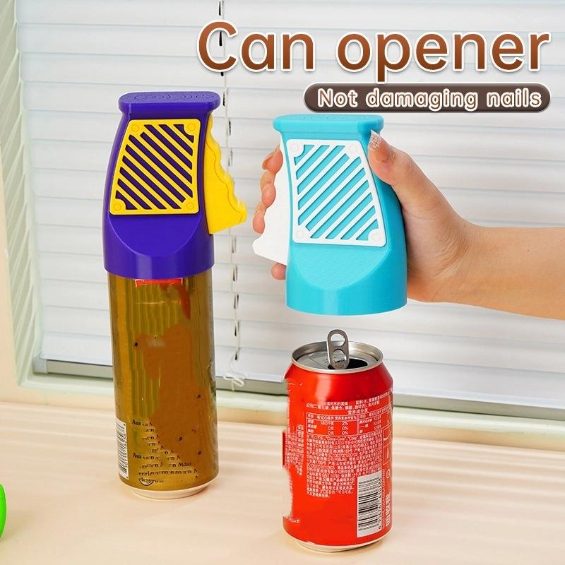 3D-Printed Small Can Opener Wear Resist Portable Beverage Open Tool Ergonomics Beer Can Opener For Finger Nail Protection