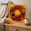 Autumn Craft Kits for Beginners Pumpkin Faux Pearl Art Kit, Fall Wreath Painting Harvest Festival Party Favors 3D Bead Kit Adults Beginners, Home Wall
