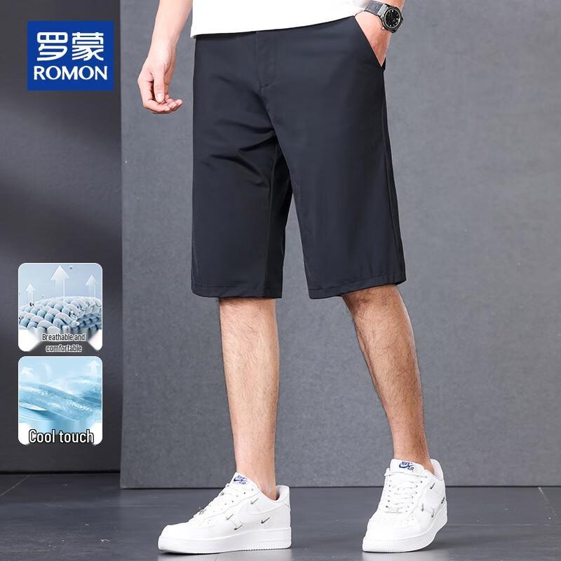 ROMON Men's Breathable Casual Work Shorts