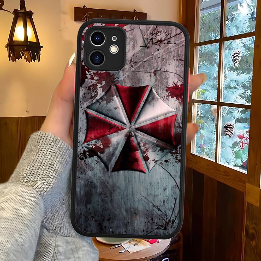 

R-Resident Evil Games Phone Case For IPhone 11 12 13 14 15 16 Pro Plus X XS MAX Matte Bumper Shockproof Cover iphone 12