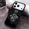 Snake Flower Phone Case For iPhone 17,16e,15,14,13,12,11,Mini,Pro,MAX Soft Silicone Cover