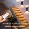 Rechargeable Magnetic Wall Lamp Wireless LED Induction Lights Bedroom Night Light
