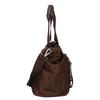 PRADA Excellent condition 1BG102 Re-Nylon x Leather Baby Bag/Mother's Bag Shoulder bag BrownUsed
