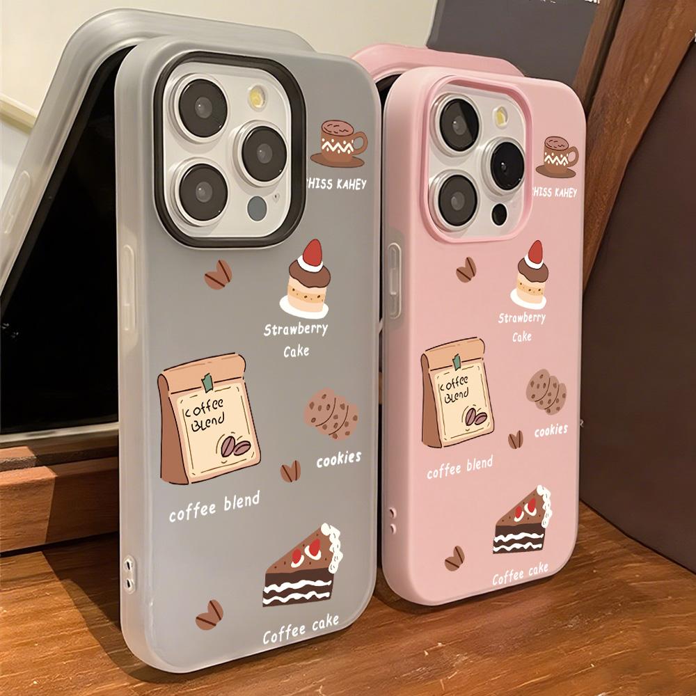 Malovaný kryt na telefon pro iPhone 15 11 13 14 pro 15 16 Pro Max 12 13 16 Pro Roztomilý Módní Vtipný Kryt na telefon se šňůrkou Nejnovější Doporučení Top prodeje