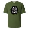 Funny HipHop Hungry Printing Tshirt For Men Wowen 100 Cotton Summer Breathable Tops Oneck Oversize Basic Tees Mens Clothing