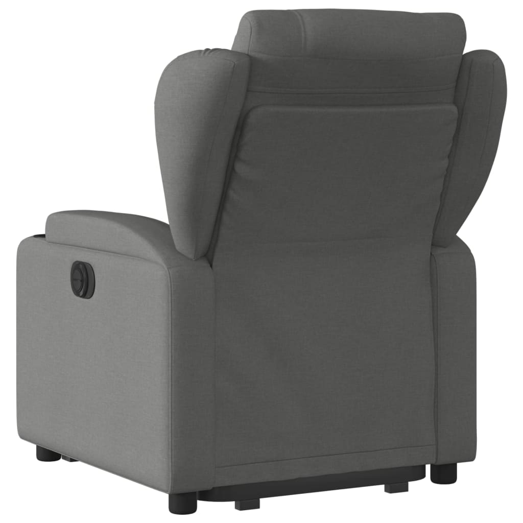 Vidaxl Lift-up Massage Chair, Electric, Reclining, Dark Grey