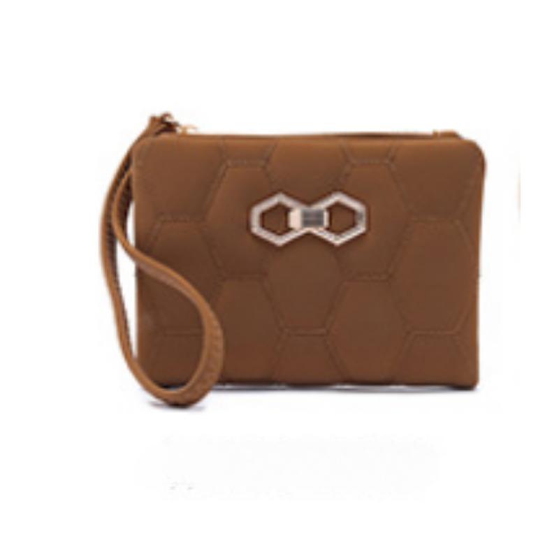 Women's Short Wallet Small Fresh Lingge Coin Handheld Zero Wallet