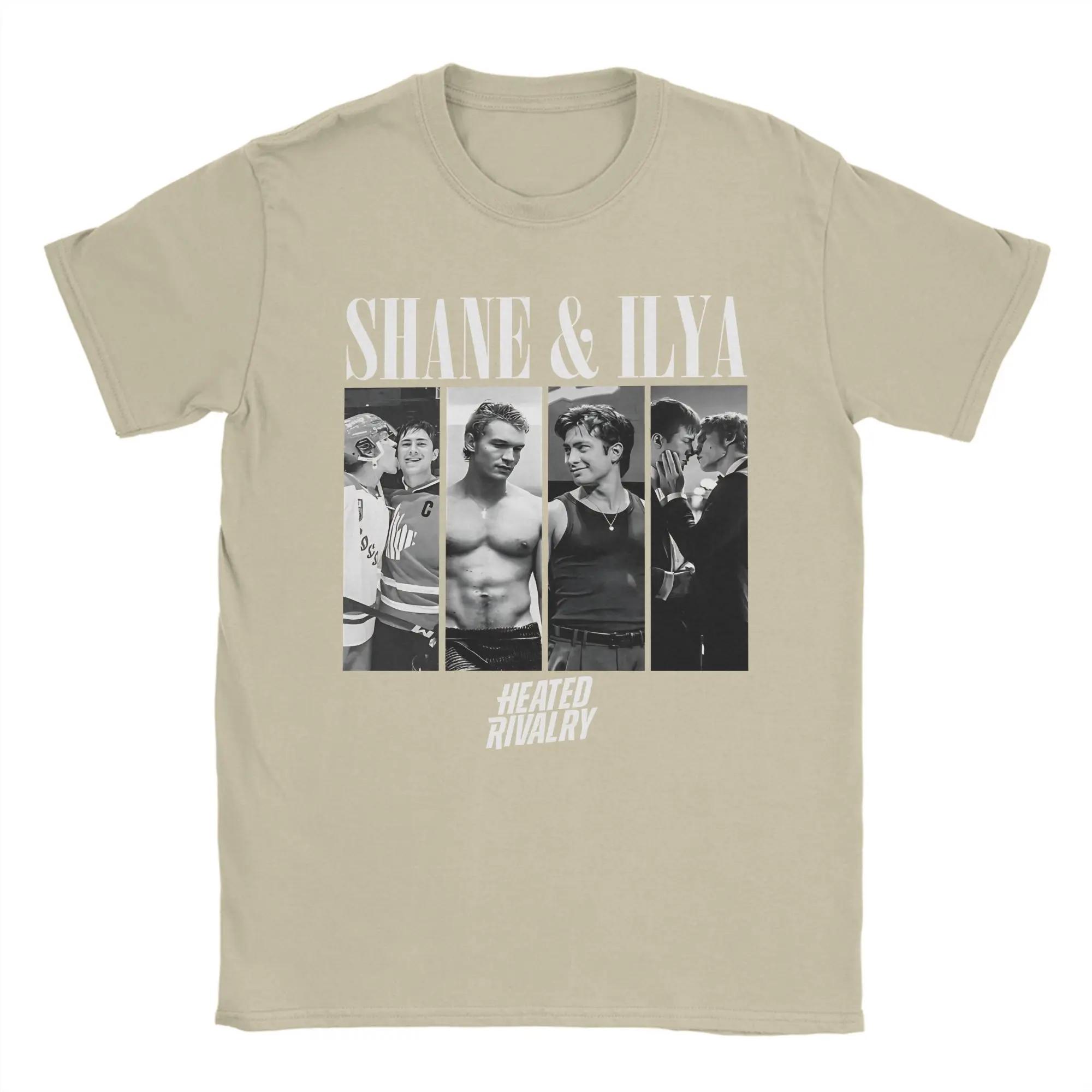 Unisex Shane And Ilya Shane Hollander And Ilya Rozanov T Shirt Heated Rivalry Cotton Clothes Novelty Round Neck Tees Summer TShirt S
