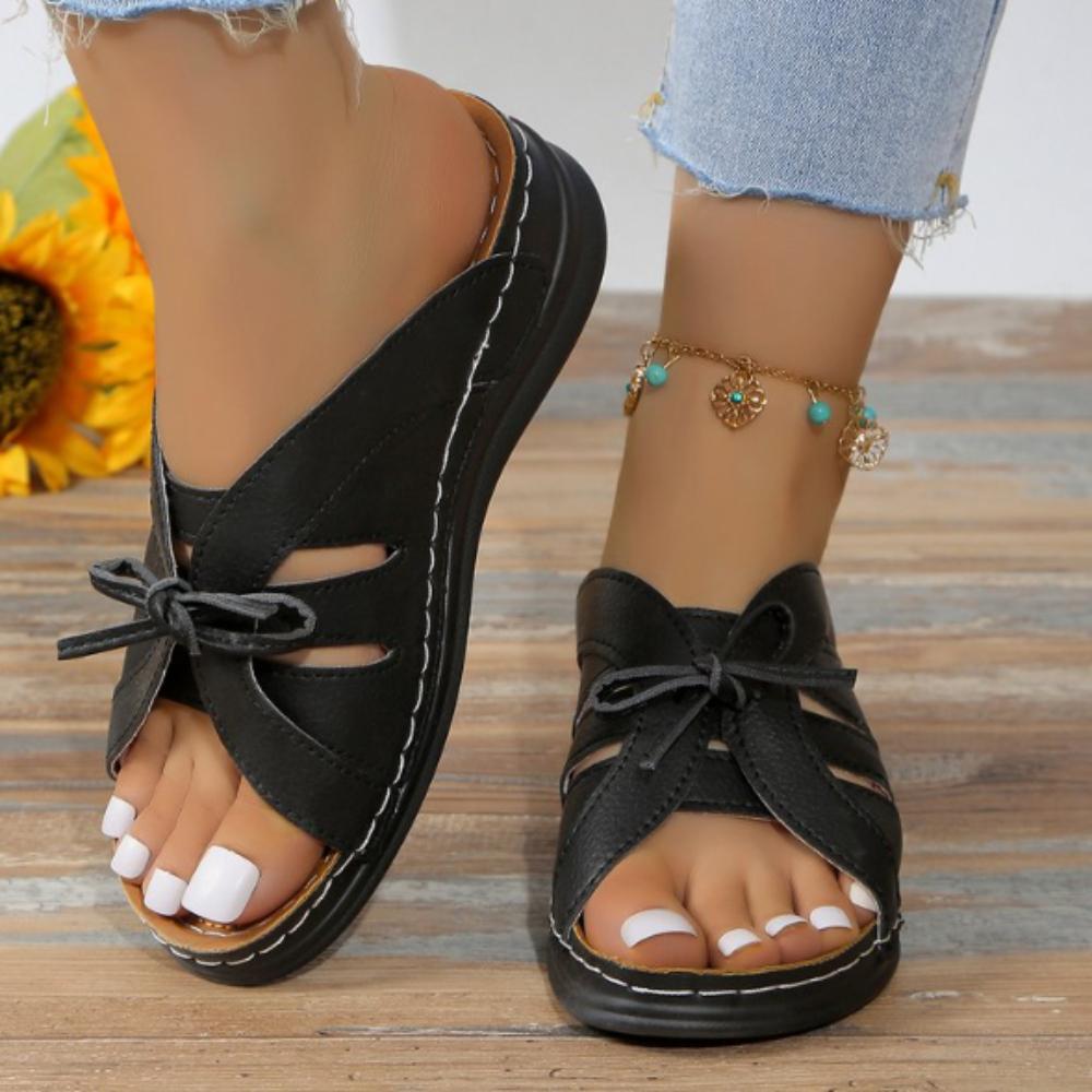 

Женские сандалии, новые летние слипоны, летняя обувь для женщин, сандалии на низком каблуке, женские тапочки, размер 36-43