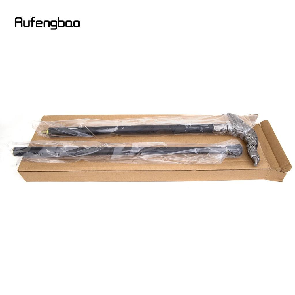 Silver Eagle Head Fashion Walking Stick Decorative Stick Cospaly Vintage Party Fashionable Walking Cane Crosier 93cm