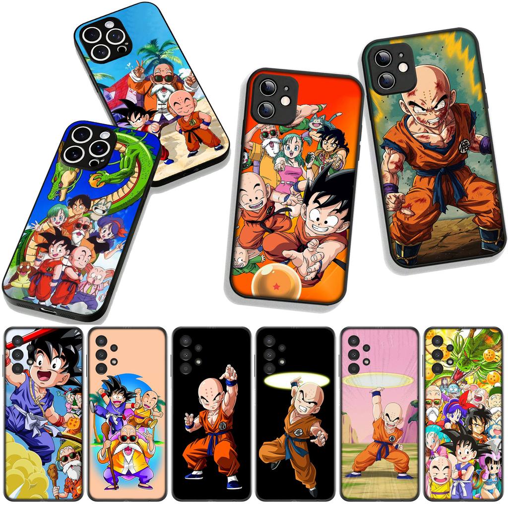 For Motorola Moto G04 G13 G14 G22 G23 G20 G32 G34 G35 G64 G82 G84 G53 G60 G72 E14 E15 E13 Case Anime Krillin Dragon Gokus Ball