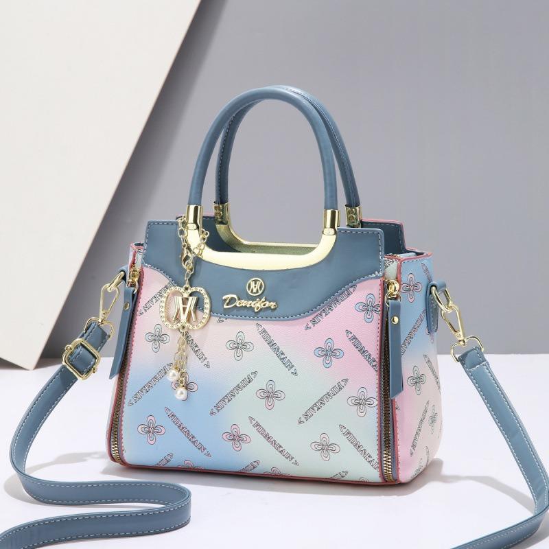 Bag women's new printed fashion versatile women's bag simple large capacity shoulder crossbody handbag
