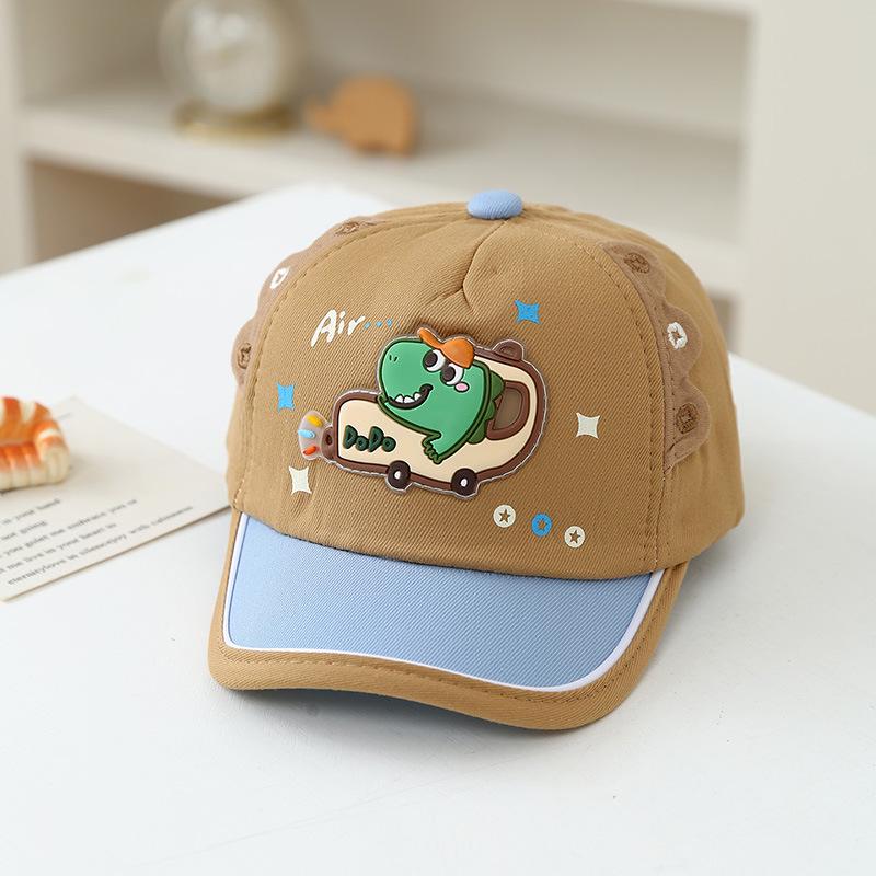 2026 Koreanischer Frühling Neuankömmling: Süße Kinder-Baseballkappe – Cartoon-Dinosaurier-Entenschnabelhut mit Sonnenschutz für Jungen und Mädchen
