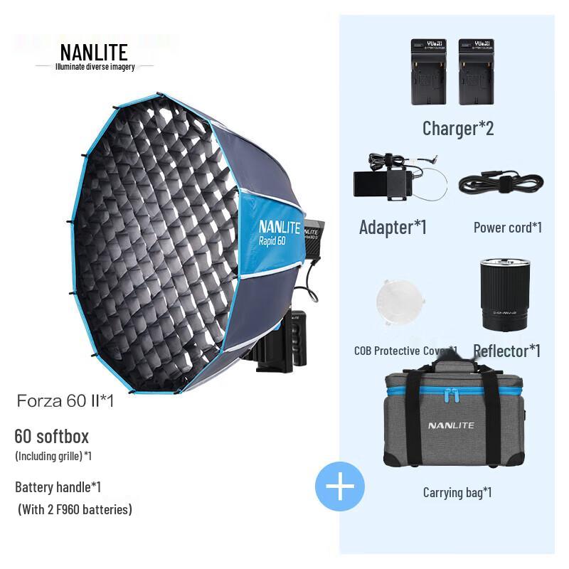 NANLITE Forza 60/60B II LED Video Light Series