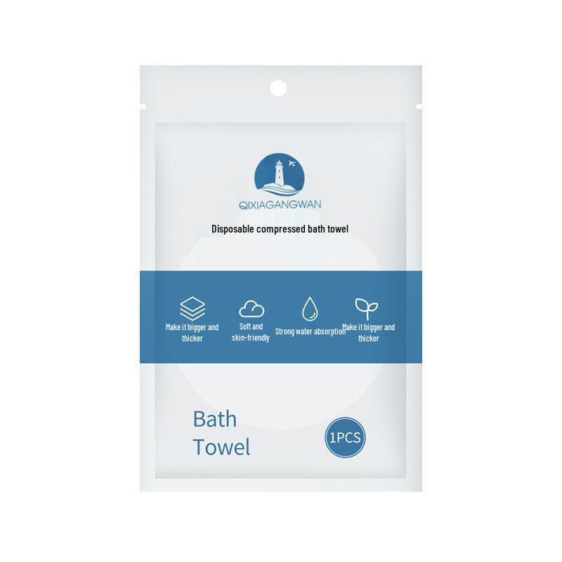 Individually Packaged Disposable Non-Woven Bath Towel for Beauty Salons, Hotels, Saunas, and Pools