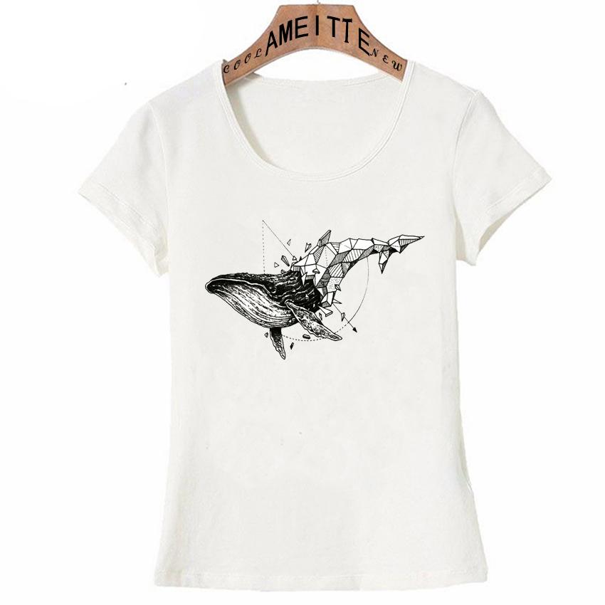 Watercolor The King Orca Print T Shirts Tattoo Art Killer Whale Design T Shirts Funny Summer