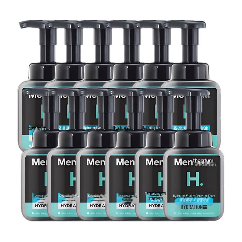 

Mentholatum Men s Moisturizing Energizing Facial Foam 150ml (12-Pack)