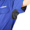 Mechanic Suit Short Sleeve WY8002 Racing Blue L Size [Yamaha Motor] 90792-M059L