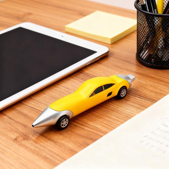 Yousheng Car Toy Pens with Real Rolling Wheels Fun Retractable Ballpoint Pens for Kids Party Favors School Supplies Novelty Gift