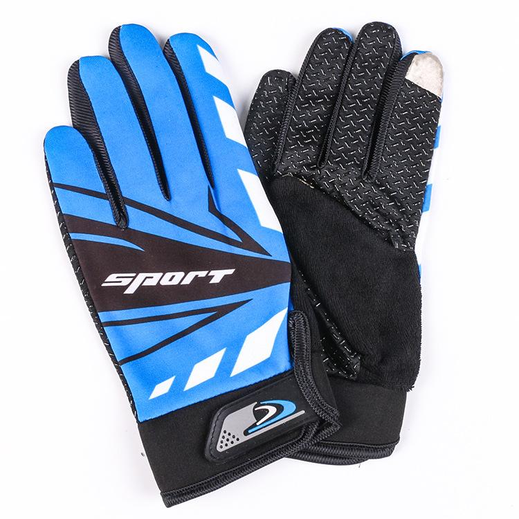 Outdoor Cycling Sun Protection Gloves for Men and Women Sports Full Finger Frisbee Touch Screen Gloves Fitness Breathable Mountaineering Gloves