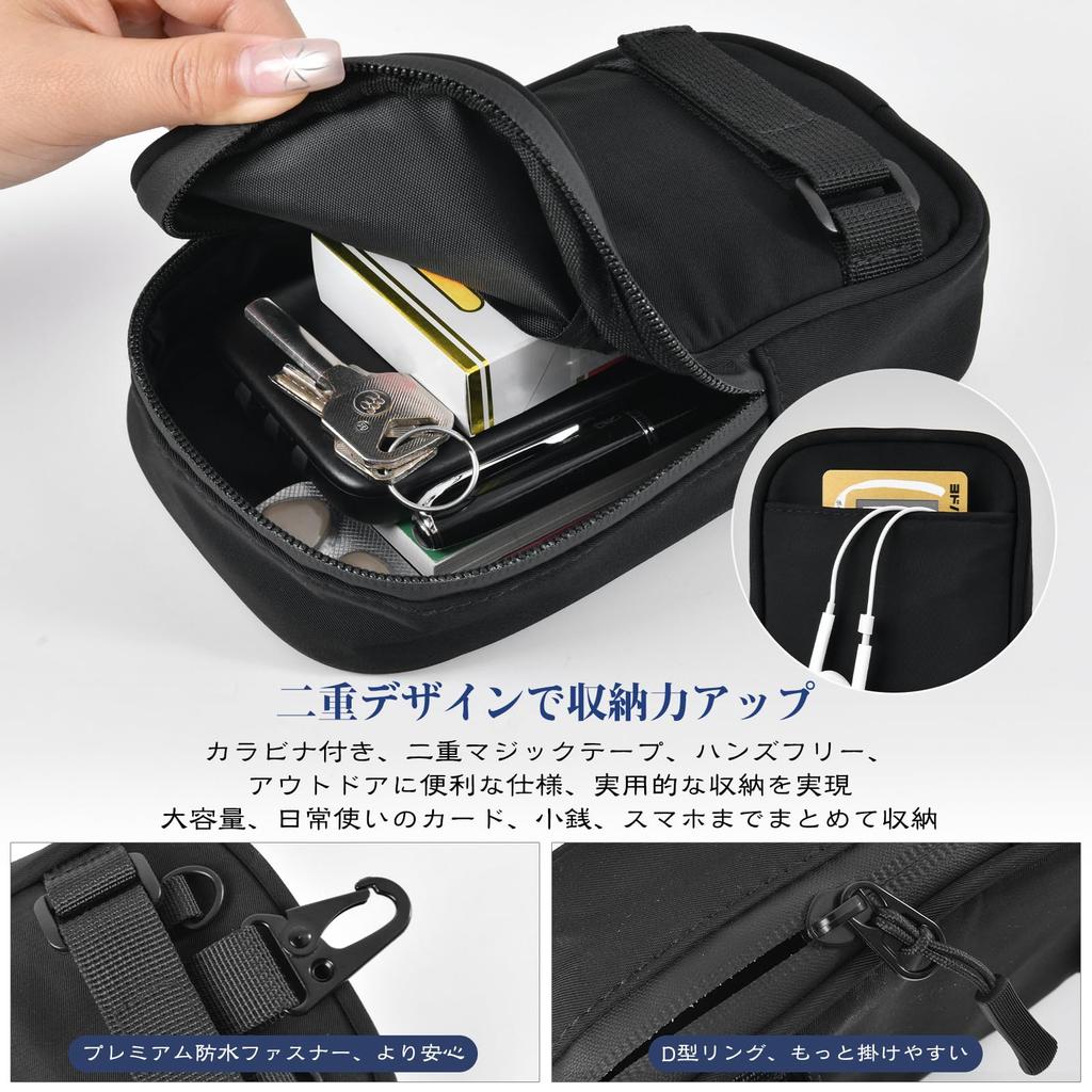 Multifunctional Waist Pouch with Vertical and Belt Strap for Perfect for and Outdoor and This Versatile Pouch Is Perfect for Both Men and It Also Fits