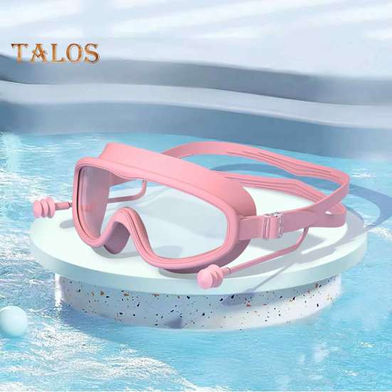 Adults Swim Goggles Anti-Fog Large Frame Pool Goggles High-Definition Wide View Swimming Glasses for Men Women