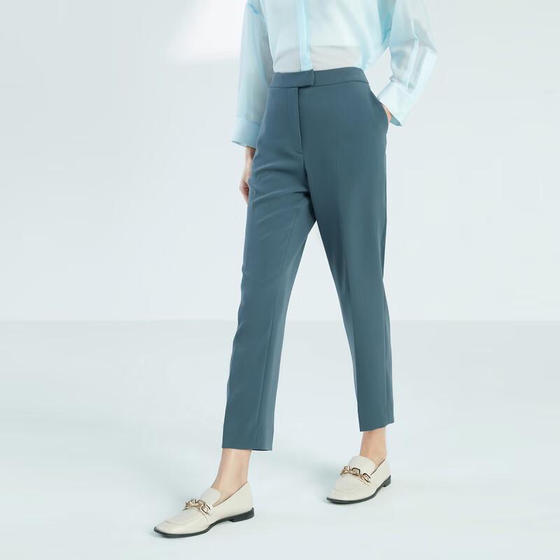 OVV Women's Triacetate Cigarette Pants