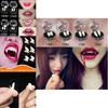 Realistic Halloween Vampire Fangs Teeth Kit With Solid Adhesive And Customizable Sizes